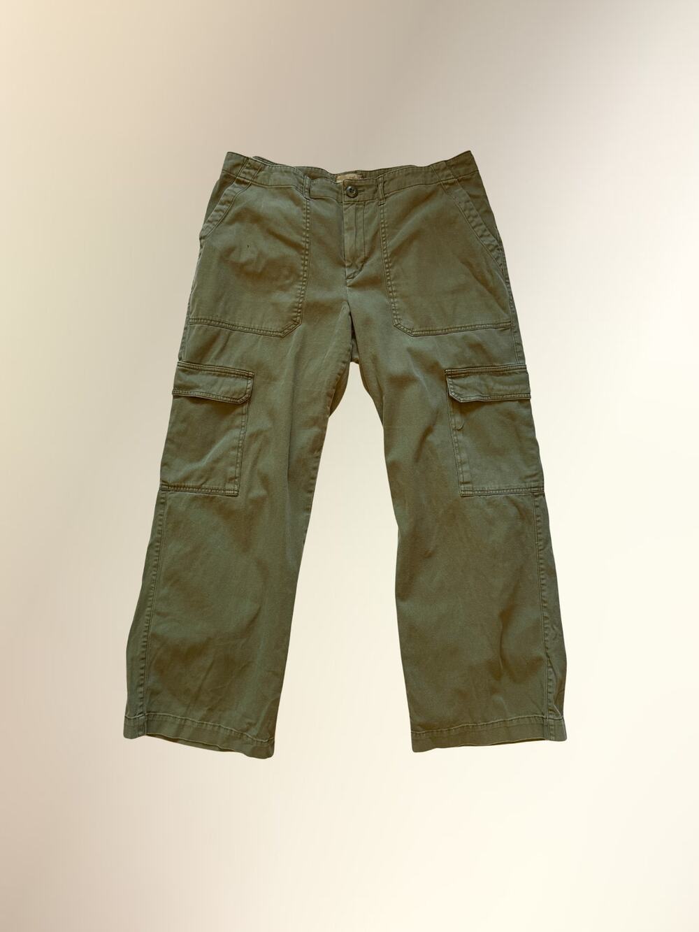 Universal Thread Olive Green Cargo Baggy Pants Women's 14